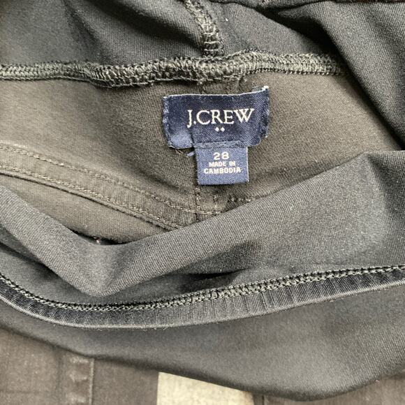 J Crew Jeans Womens 28 Black Maternity Signature Stretch Ankle Length Pull On - Picture 7 of 11